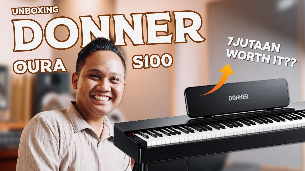 Unboxing Donner OURA S100 ‒ Digital Piano 88 Key ‒ Indonesia