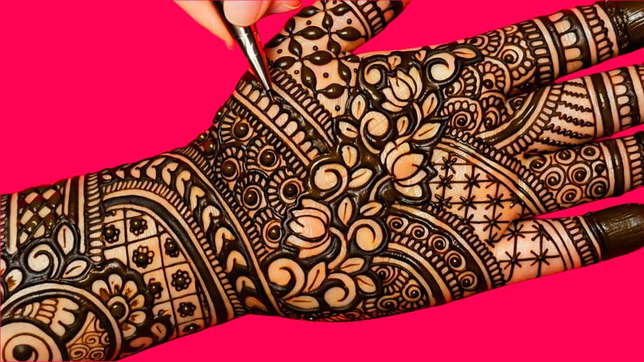 Very beautiful simple bridal mehndi design | Easy mehndi design | mehndi designs | mehndi