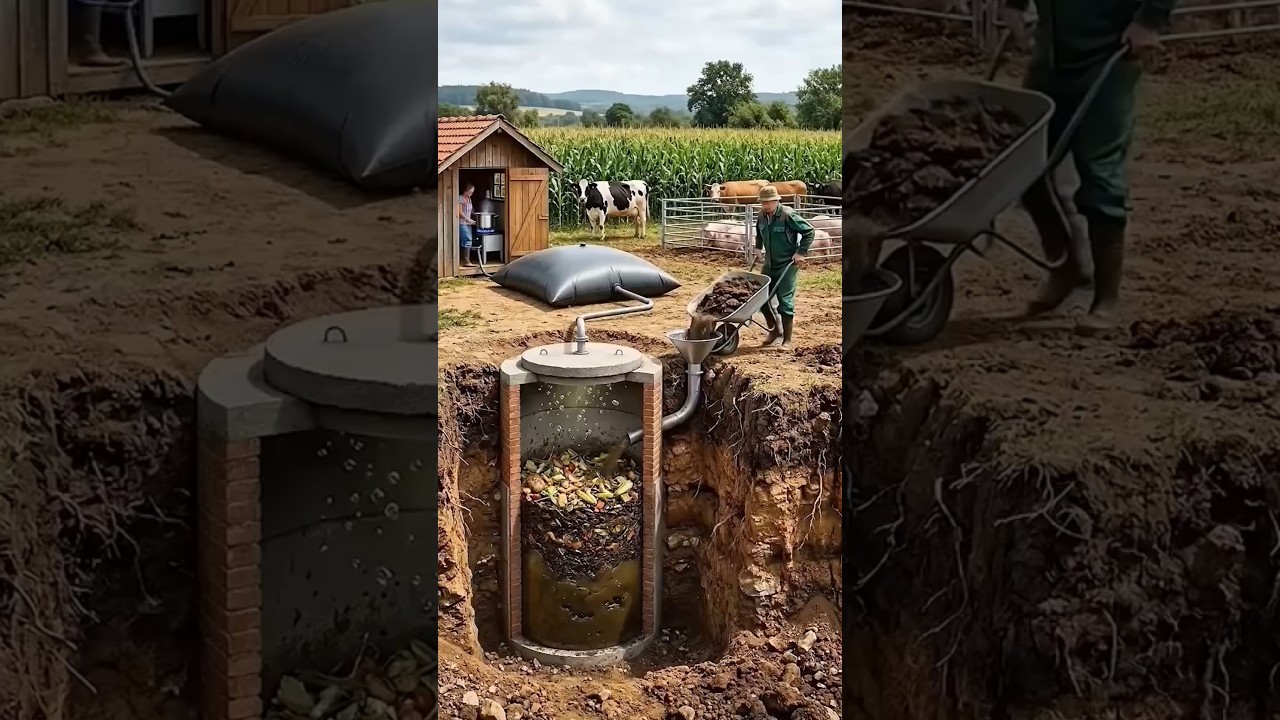 বাড়িতেই বায়োগ্যাস তৈরির পদ্ধতি |  biogas #biog&aacute;s #facts