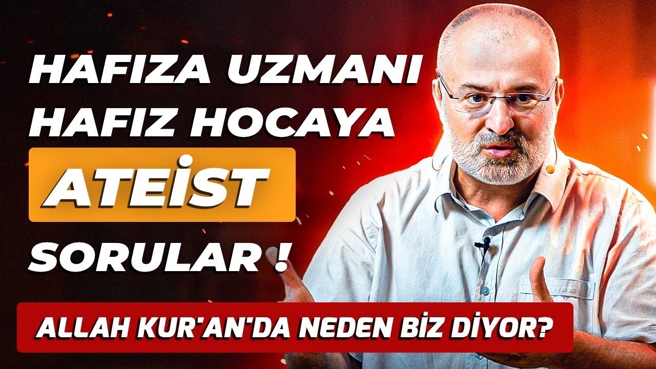 Allah Kuran'da Neden Biz Diyor? Hafıza Uzmanı Hocaya Zor Ateist Soruları! - Sözler Köşkü