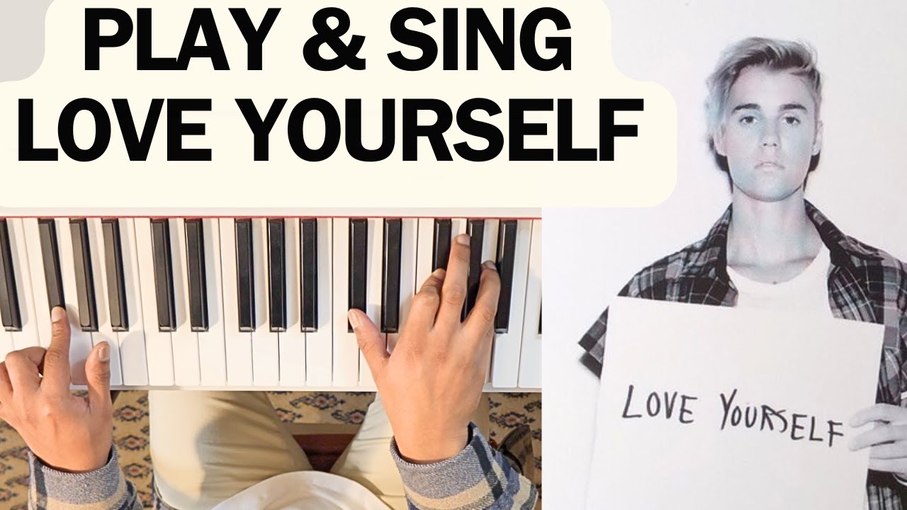 JUSTIN BIEBER - LOVE YOURSELF (EASY TUTORIAL)
