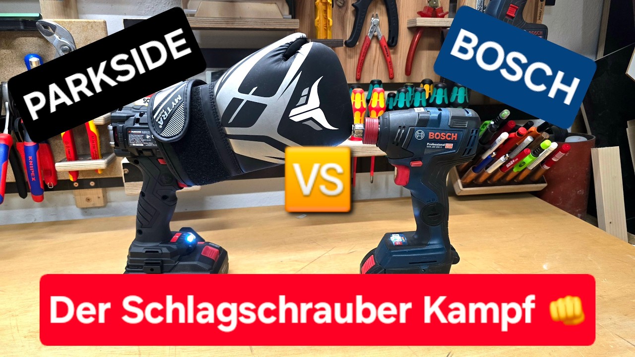 Akku-Schlagschrauber Battle: PARKSIDE 🆚BOSCH | RPH