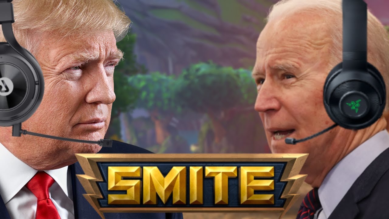Трамп и Байден играют в Smite