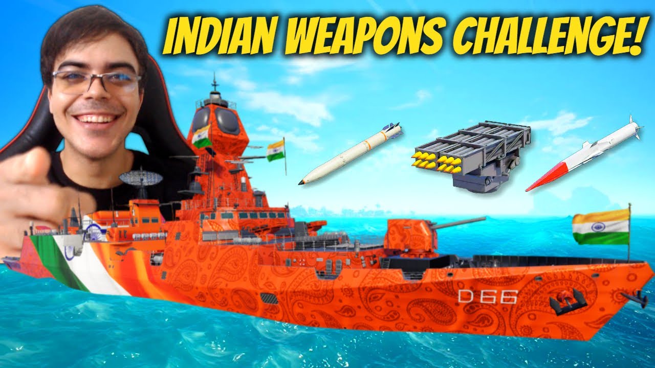 Modern Warships but I can only use Indian weapons