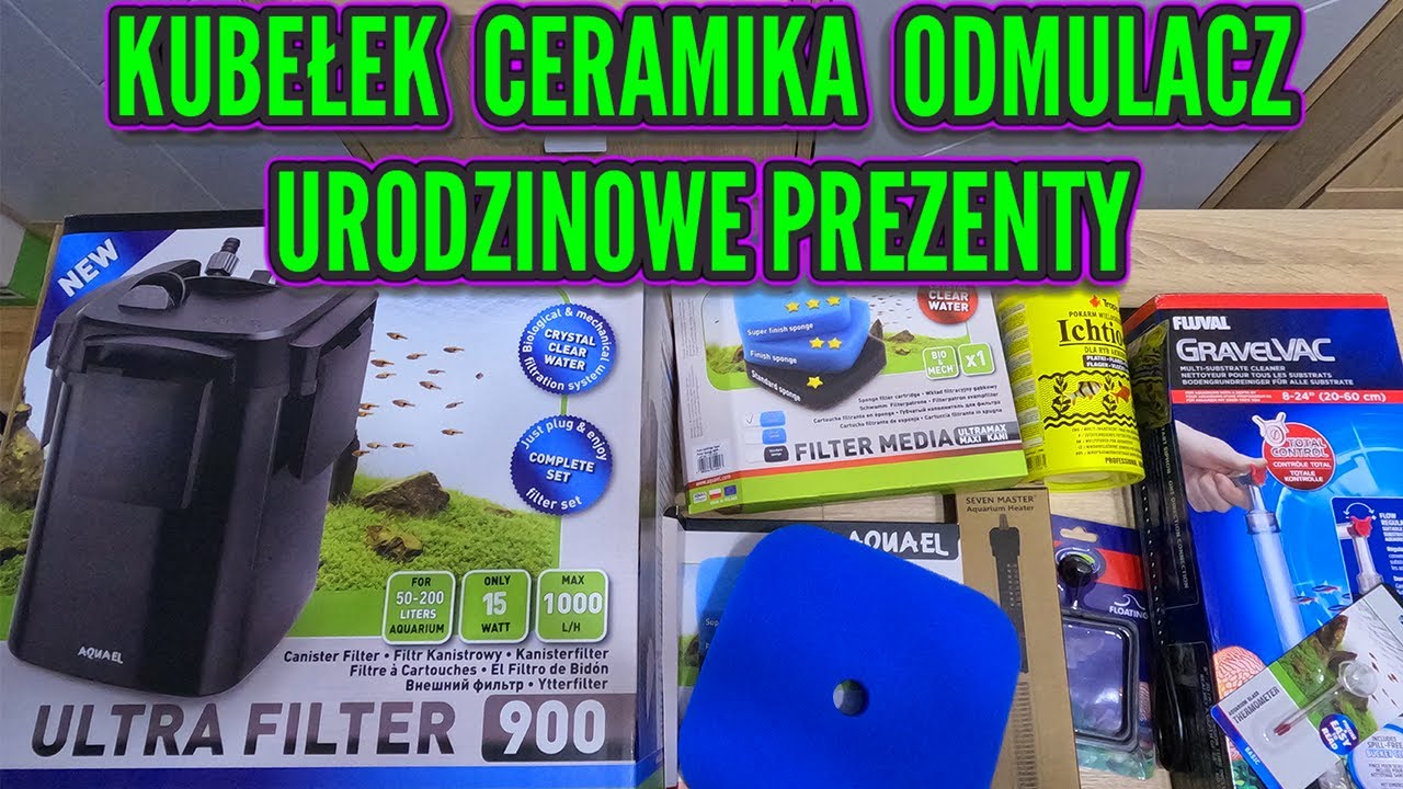 AQUAEL ULTRA FILTER 900 - FILTR ZEWNĘTRZNY I JEGO MEDIA ORAZ INNE ZABAWKI.