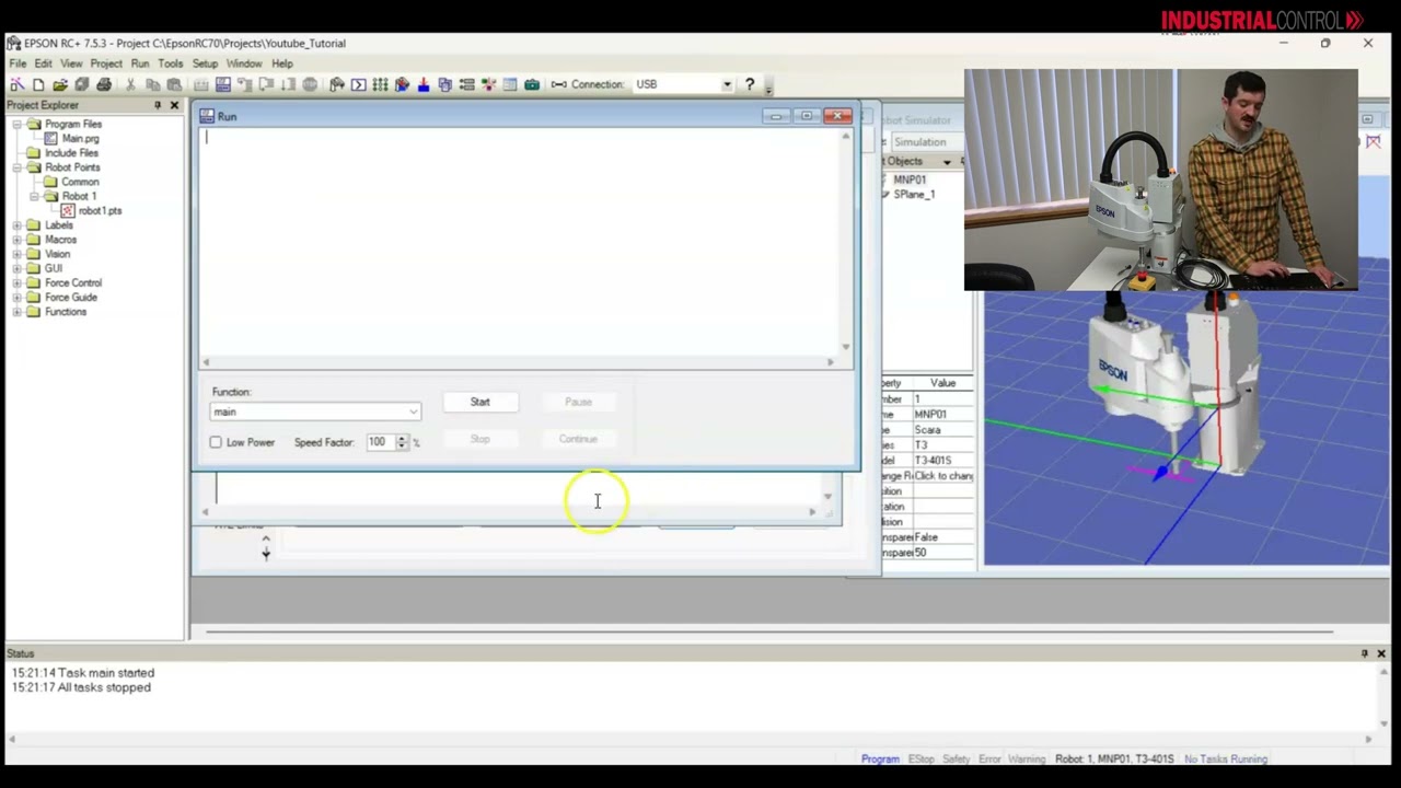 Unbox and Write Epson SCARA Robot program in 15 minutes!