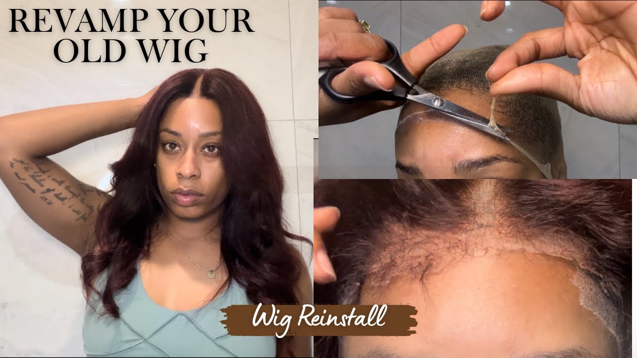 HOW TO: REVAMP OLD WIGS | FIX CLOSURE BALD SPOTS | WIG REINSTALL 