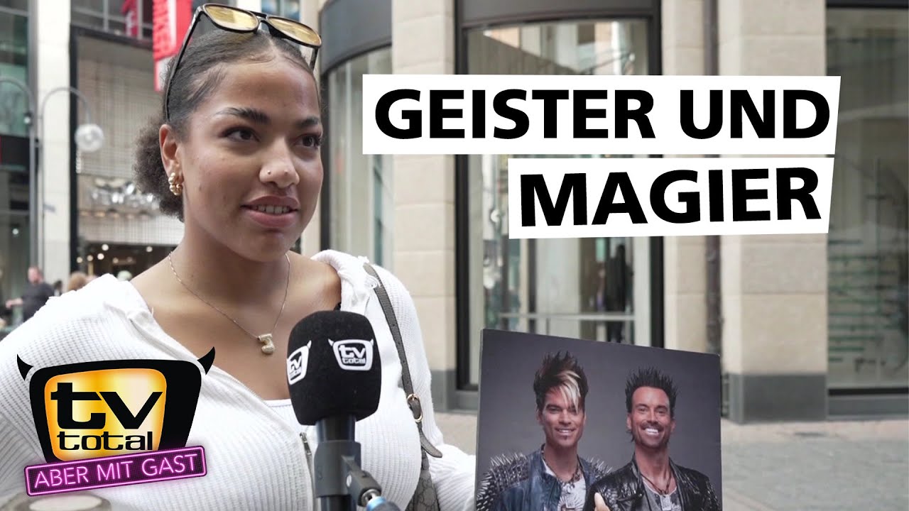 Strassenumfrage: Glaubst du an Magie? | TV total - Aber mit Gast