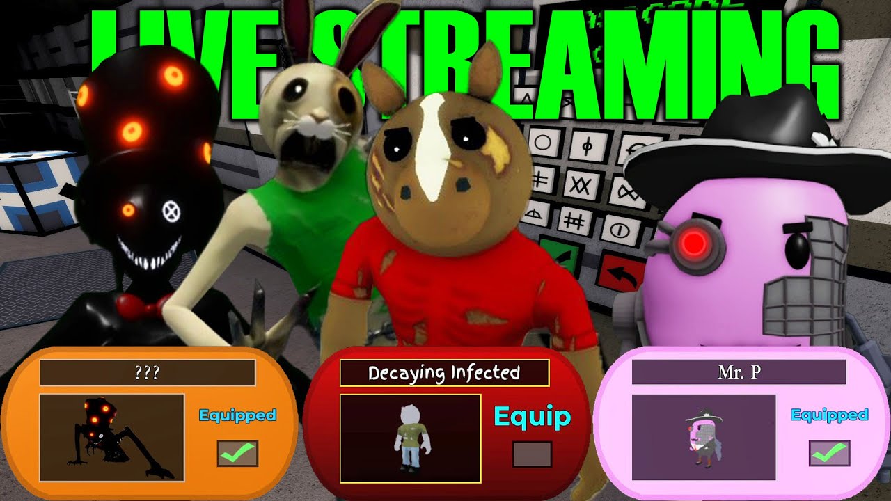Live Stream: Helping Fans To Get Skin in Roblox Piggy #13