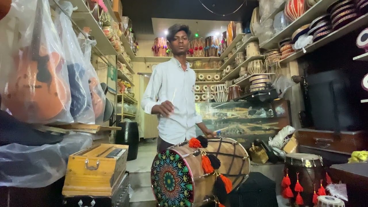 Dholi Dhol New Making Dhol Super Fast Dhol Prabhu Music House In Ludhiana