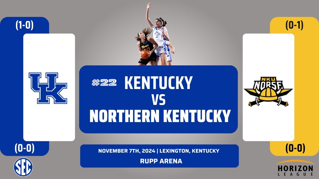 No. 22 Kentucky vs Northern Kentucky | NCAA Women's Basketball | 11.7.24