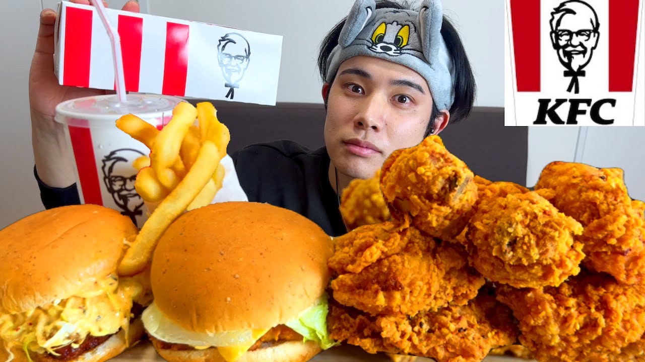 【ASMR】KFCの新作ゆず七味チキンを食べる 飯テロ動画