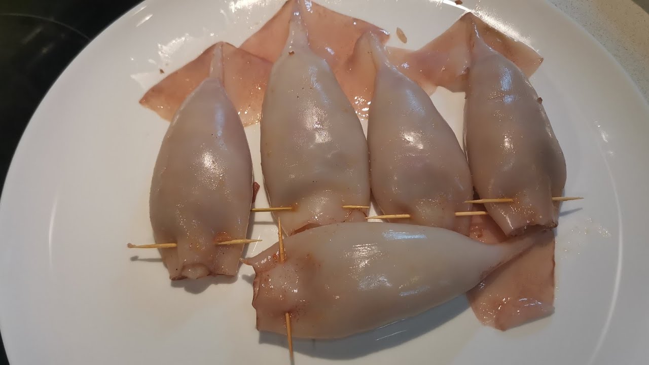 Preparação de lulas rechaeadas
