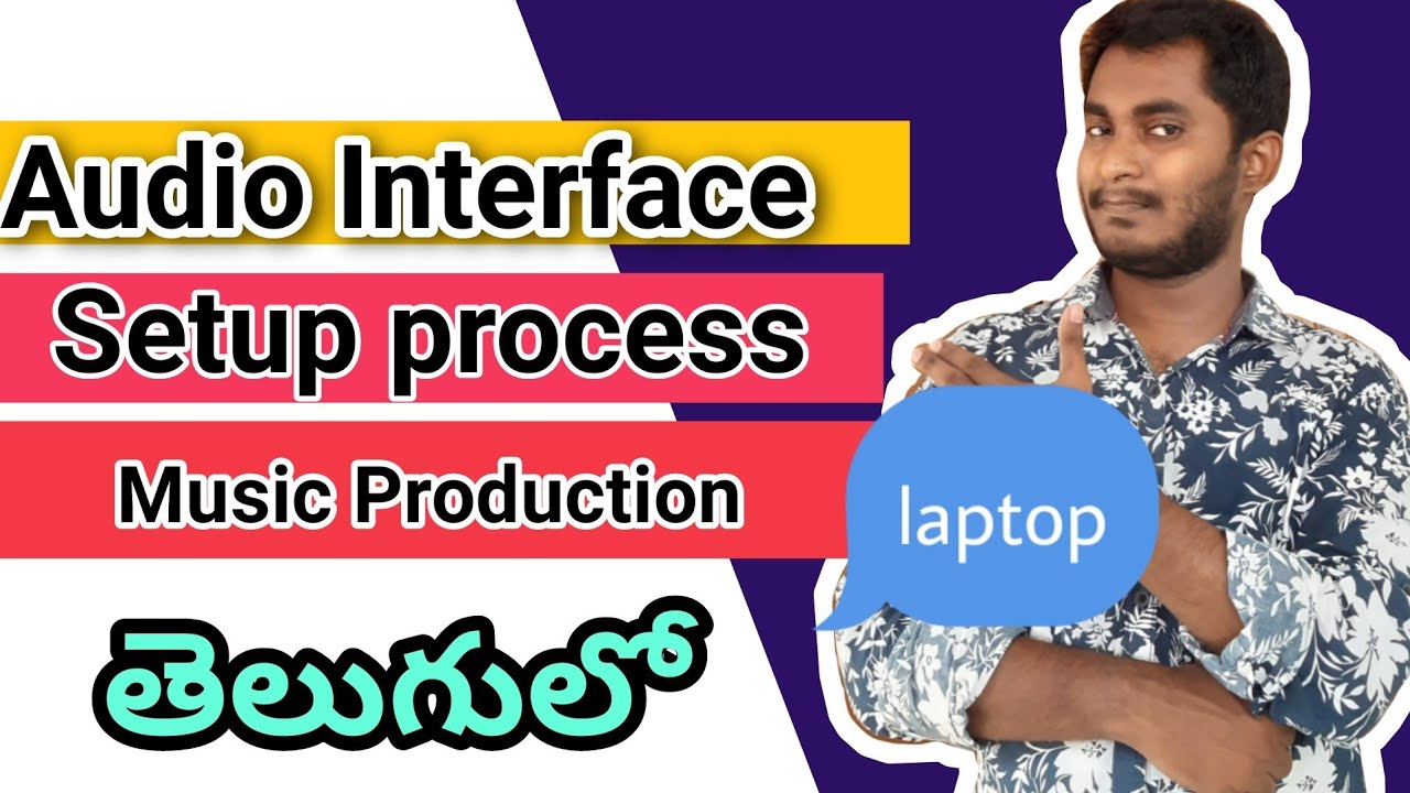 How to Setup your audio interface to pc or mac in telugu | By Telugu Tech Expansion