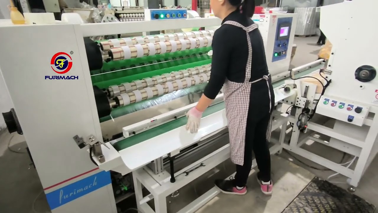 Bopp/Opp Sealing Tape Slitting Machine/Auto Core Loader Device/High Effective Tape Slitter#slitter