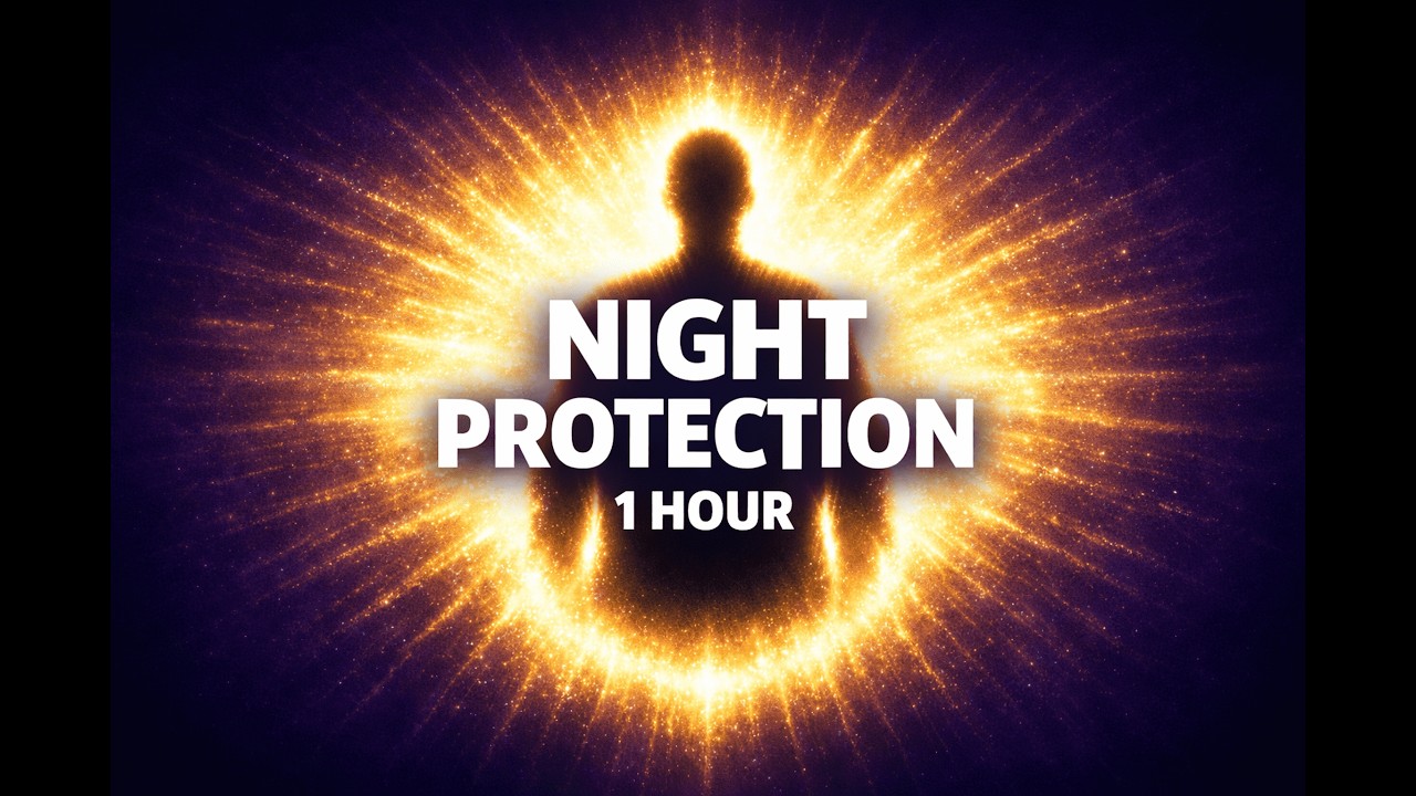 Night Protection Frequencies (1 Hour) | Calm Energy & Spiritual Protection While You Sleep