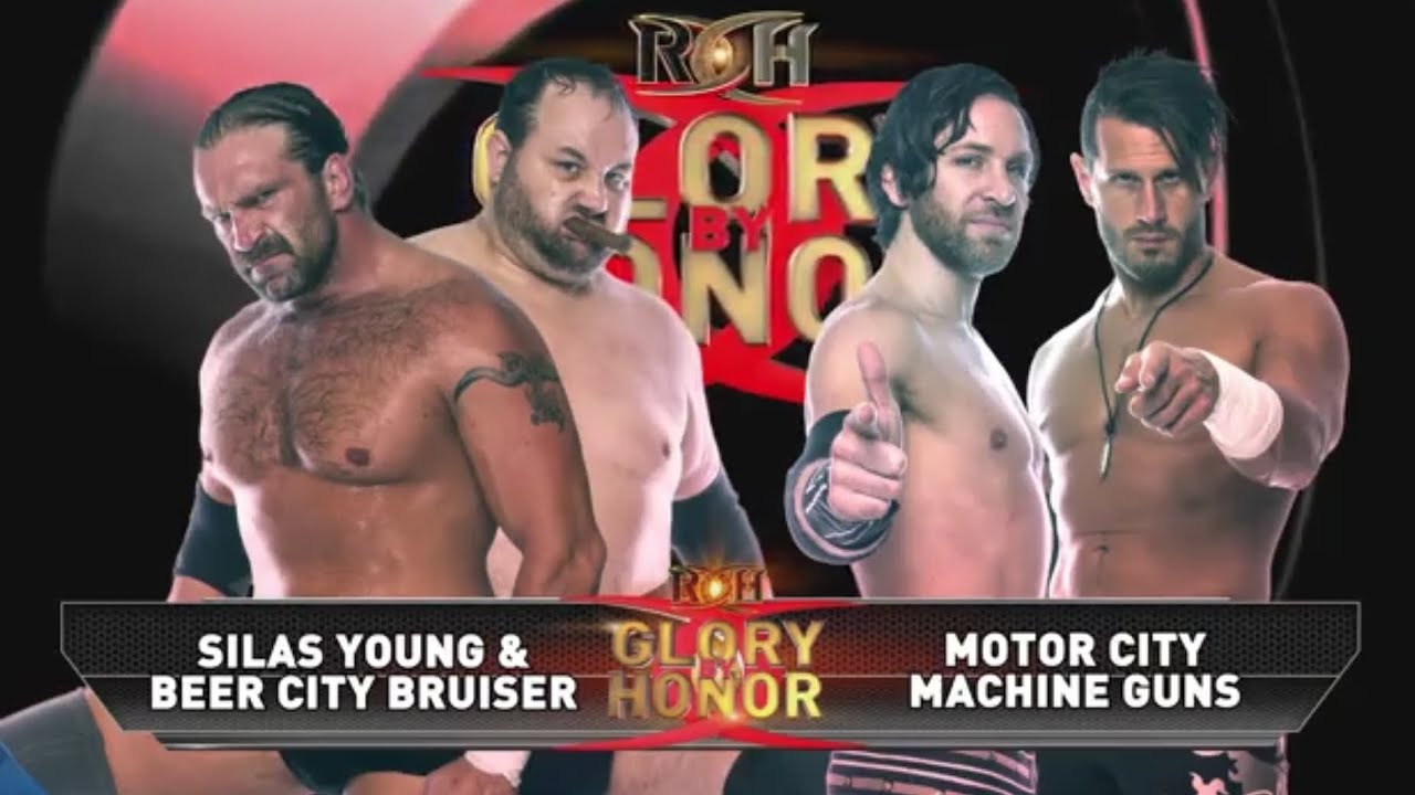 Silas Young & Beer City Bruiser vs. Motor City Machine Guns - ROH GLORY BY HONOR 2016 | FULL MATCH
