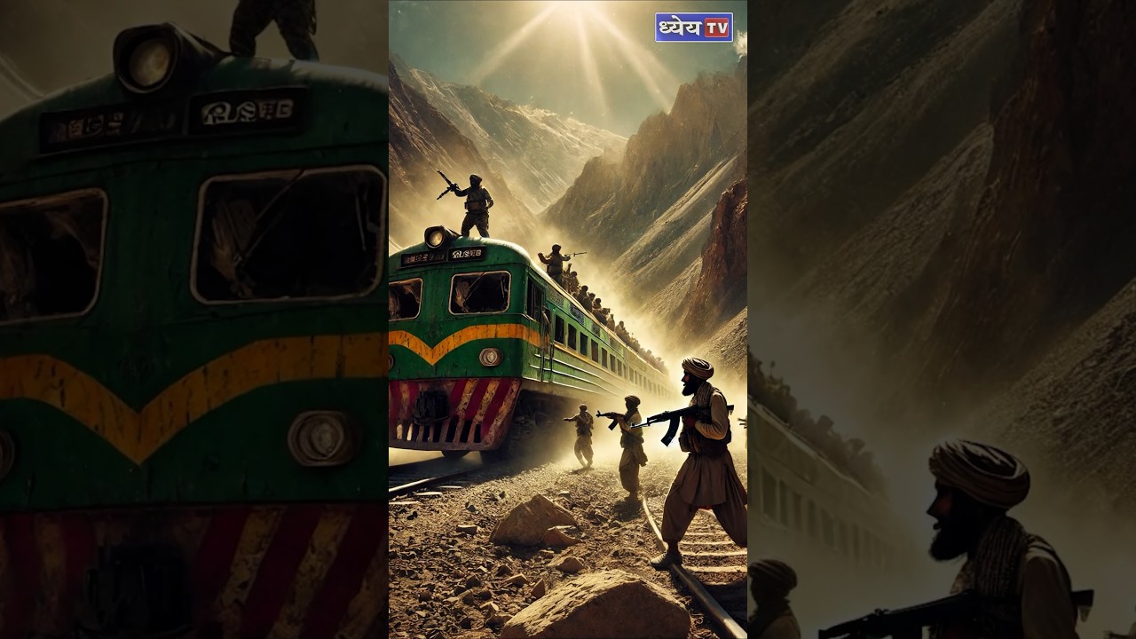 Hijack video of Pakistani Train Jaffar express !!VIRAL!!  #BLA #Jaffarexpress #Pakistan #geopolitics