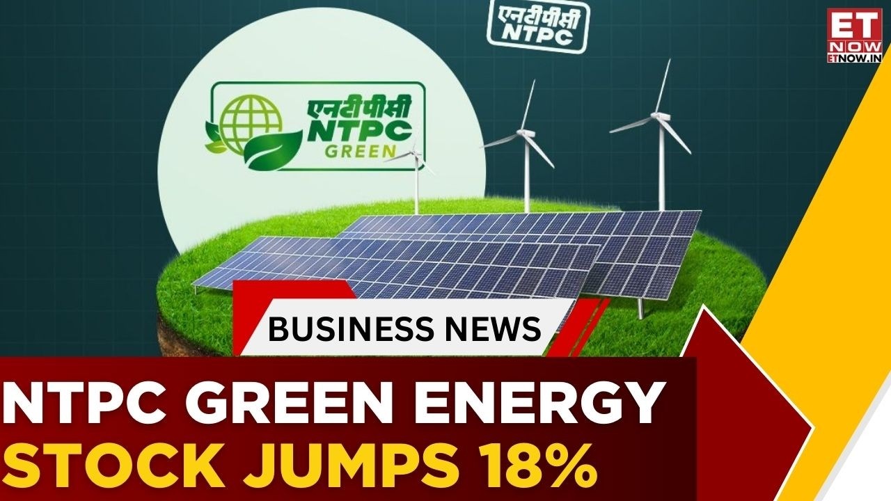Акции NTPC Green Energy подскочили на 18% | План по развитию возобновляемой энергетики на 30 ГВт ...