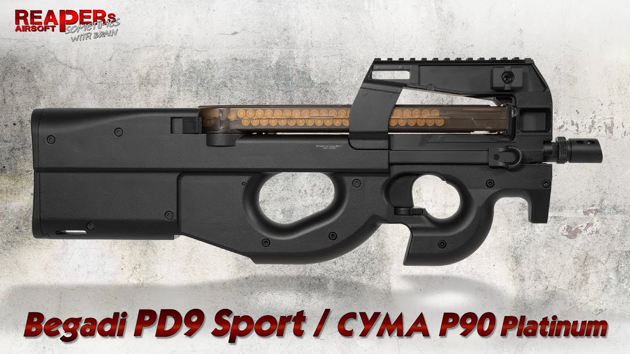 [Review] Begadi PD9 Sport mit CORE EFCS/Mosfet/FSWS/HighTorque (Cyma P90 Platinum)  Airsoft/Softair