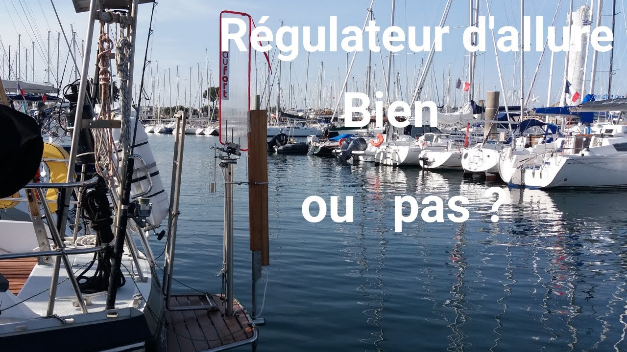 Le régulateur d'allure une alternative au pilote hydraulique électrique.Tutos Nomade #1