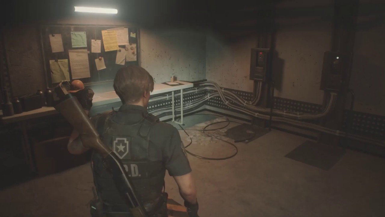 Resident Evil 2 - Chess Plug Puzzle - Sewers - 1st Run Through - Leon