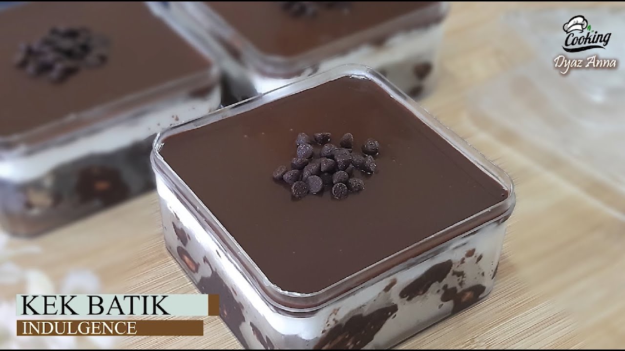 KEK BATIK INDULGENCE DESSERT BOX SEDAP TANPA GELATINE | BOLEH UNTUK JUALAN..