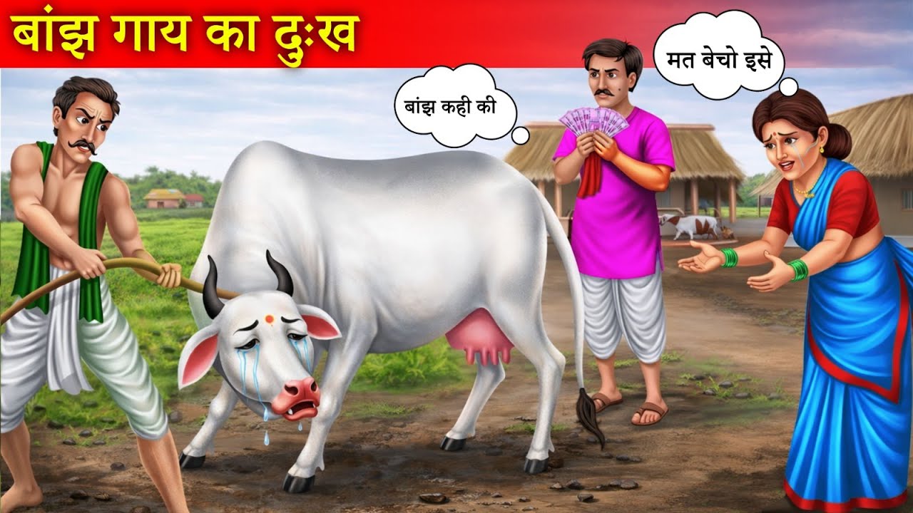 बाँझ गाय का दुख: | Banjh Gay Ka Dukh | Emotional Story | Hindi Story |