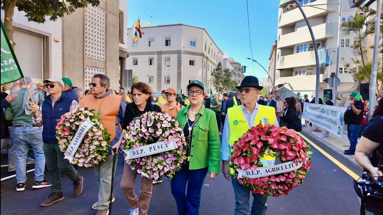 COPLACA TRANSMITE ESPECIAL MANIFESTACION DEL CAMPO CANARIO