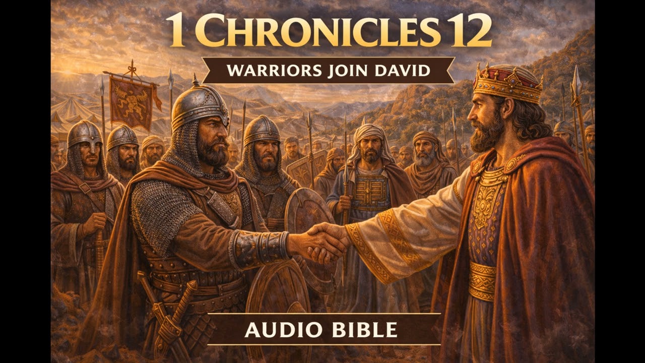 📖 1 Chronicles 12 (Audio Bible) | David’s Mighty Men | United in Strength