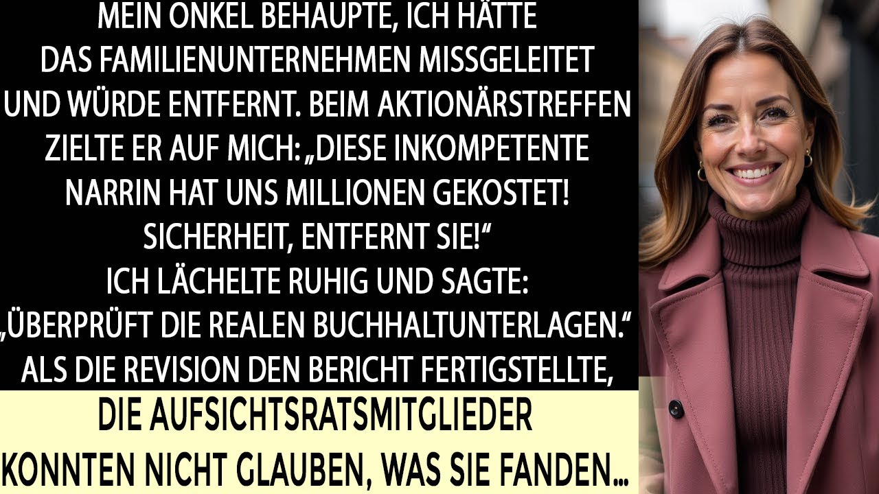 Das Familienerbe, das sie mir entrei&szlig;en wollten&hellip; bis die Vorstandssitzung am Montag alles enth&uuml;llte!