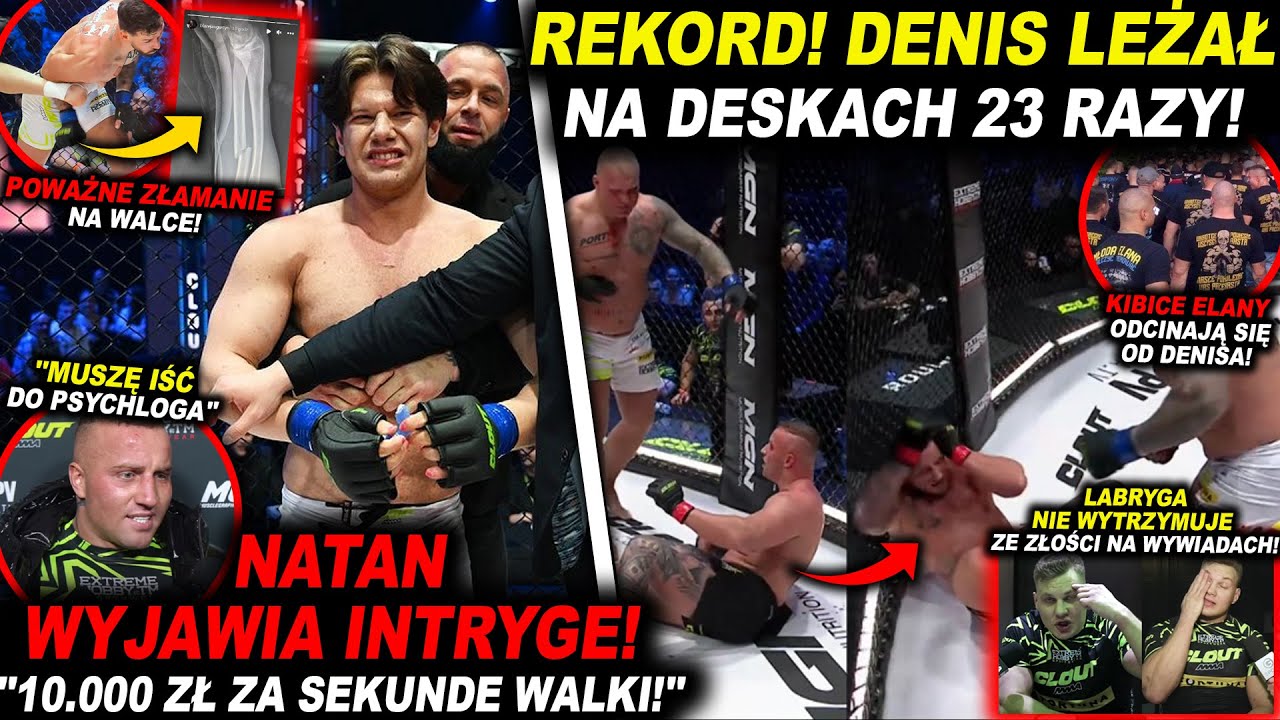 CHORA GALA CLOUT MMA 3 - NATAN WYKIWAŁ WSZYSTKICH! (DENIS ZAŁECKI, LABRYGA, NAJMAN, LEXY, WIELKI BU)