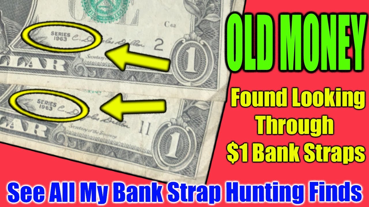 $1000 Bank Strap Hunt – Discovering Old Money, Star Notes & Cool Serial Numbers!