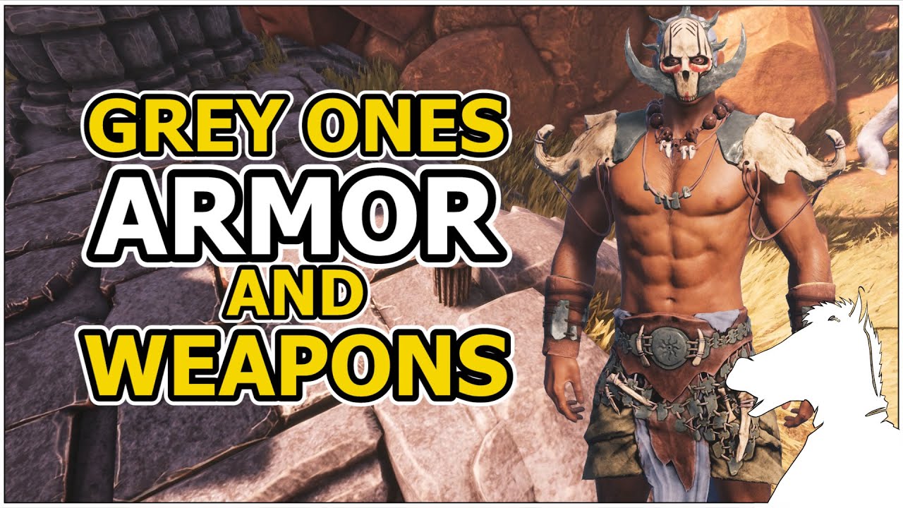 Grey ones Armor and Weapons | PATCH 2.4 | Isle of Siptah | CONAN EXILES