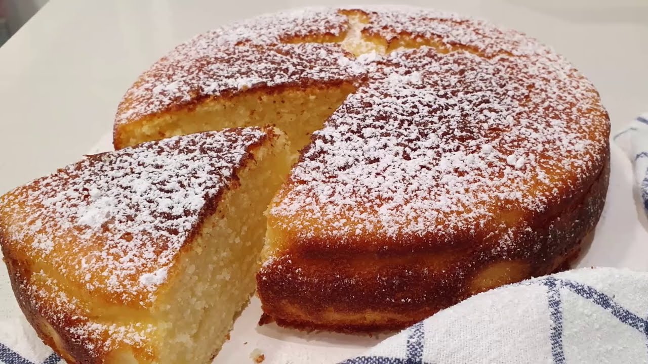 Torta casera 5 tazas sabor limón✅  Más Fácil imposible !!!