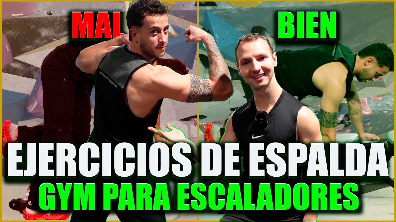 Los 7 ejercicios de ESPALDA para ESCALADORES. DEJA DE HACERLOS MAL ❌ | Sharma Climbing Gav&agrave;