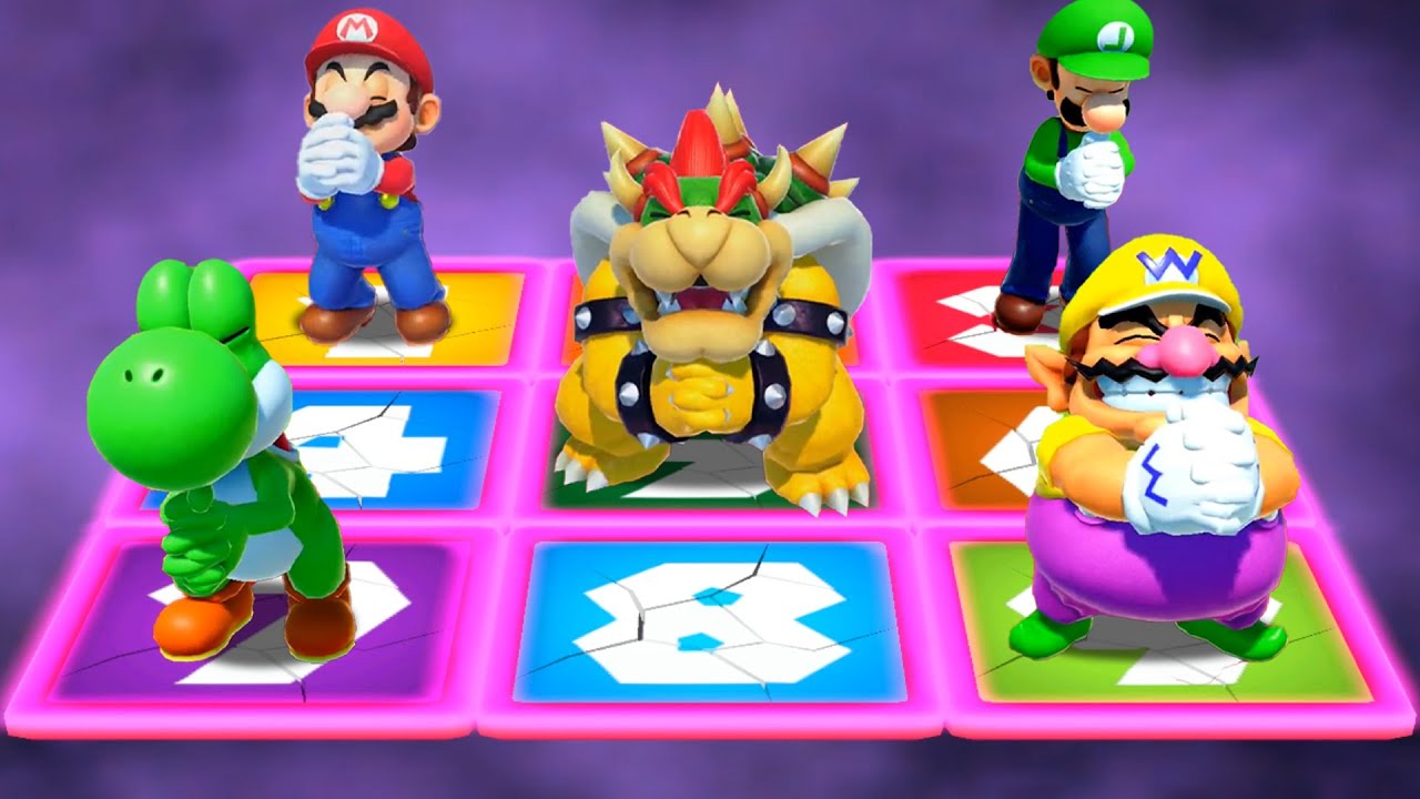 【マリオパーティ4】ミニゲームマリオVsルイージVsヨッシーVsワリオ(最強CPU｢たつじん)