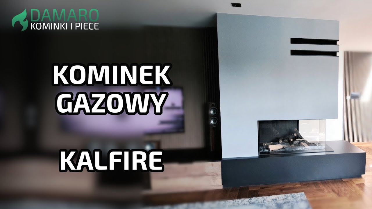 Kominek Gazowy - 3 szybowy - KALFIRE - Damaro Kominki i Piece - Kominki Rybnik