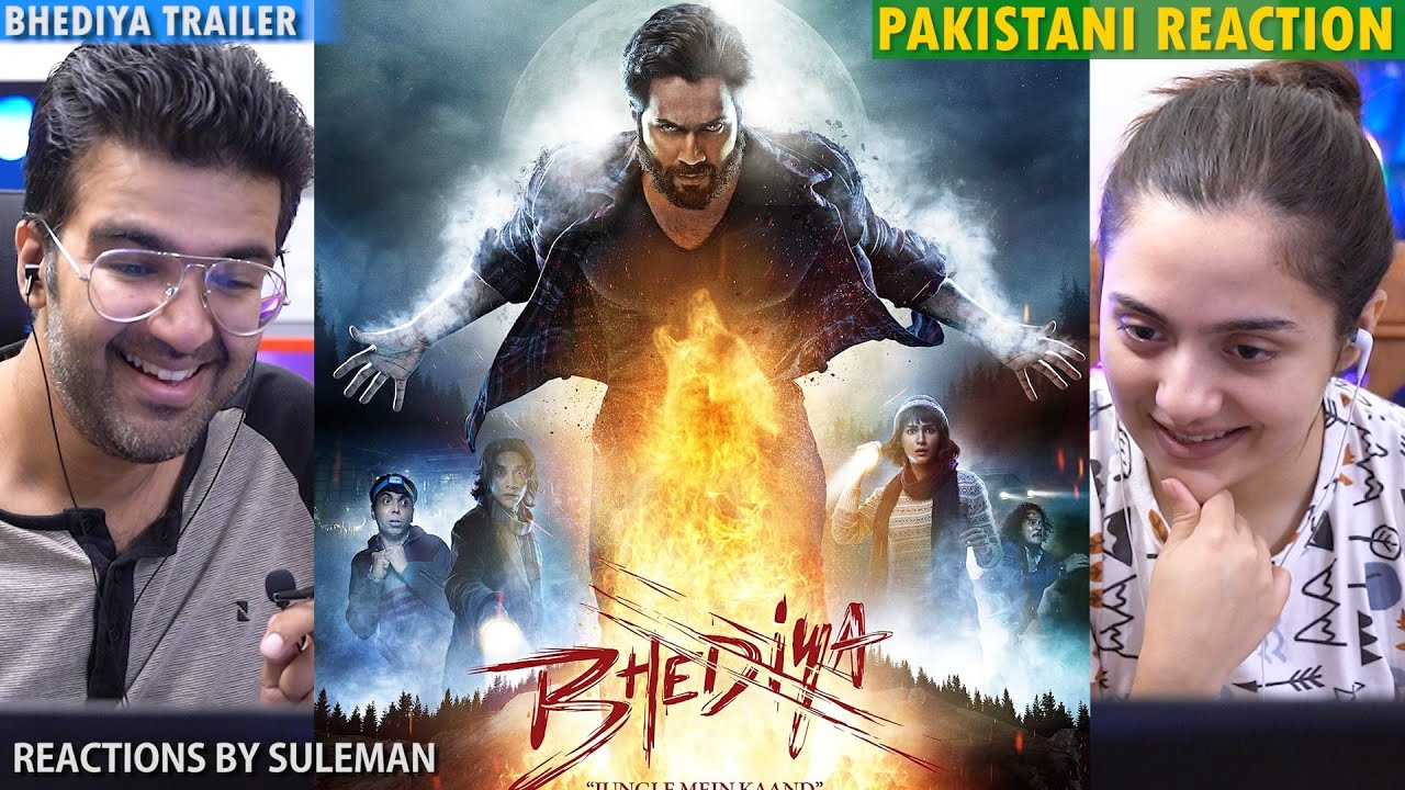 Pakistani Couple Reacts To Bhediya Trailer | Varun Dhawan | Kriti Sanon | Dinesh Vijan |Amar Kaushik