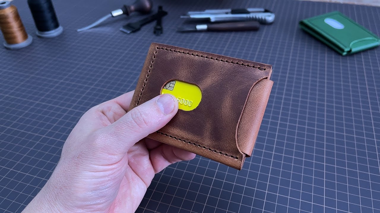 Leather Wallet that blew up TikTok 2,200,000 views in 3 days + Free Pattern