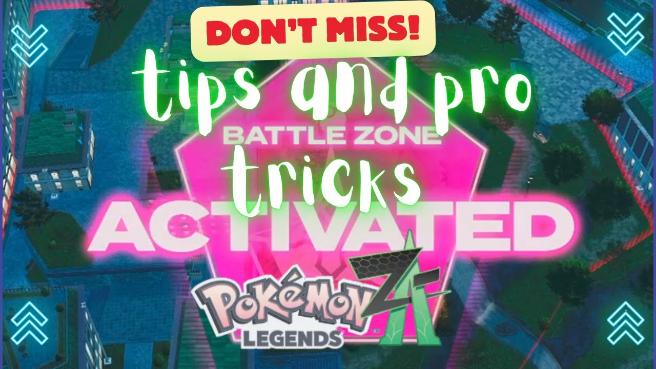 Боевые зоны Pok&eacute;mon Legends ZA: тактика, которую нужно знать для победы!