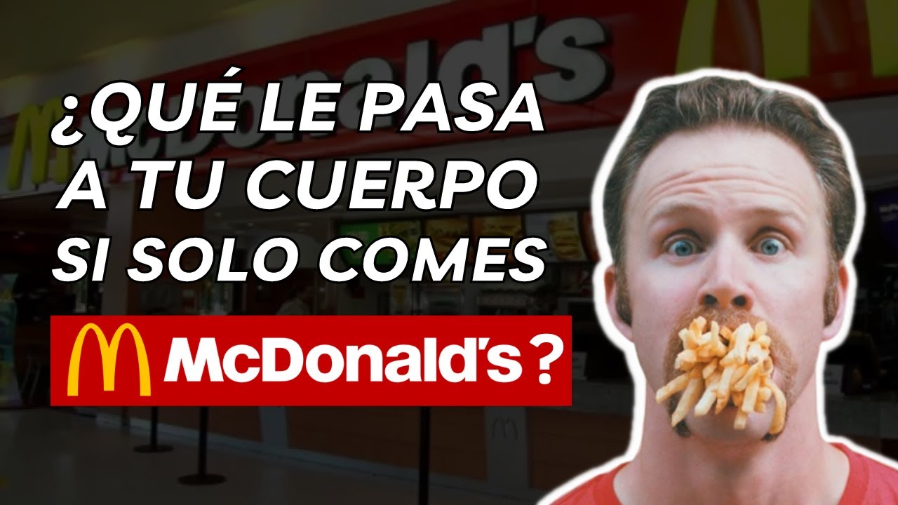 &iexcl;30 D&Iacute;AS COMIENDO McDONALDS!🍟💀 - Experimento Real (INCRE&Iacute;BLE)🔬