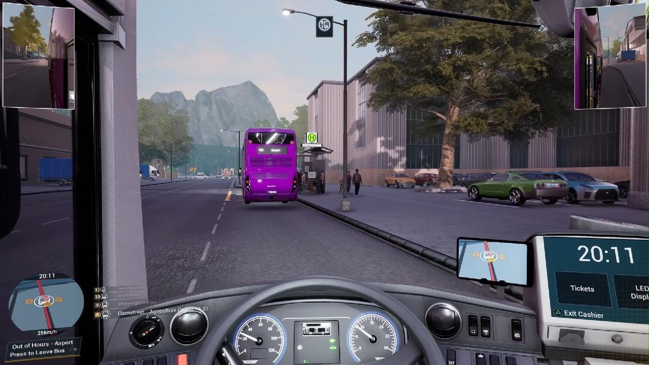 100 Airport Full Route | Dark Travels Seaside Valley | Bus Simulator 21
