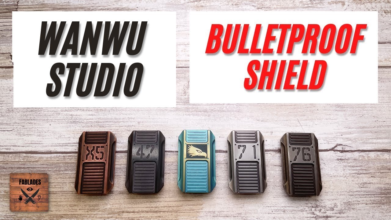 Wanwu Studio Bulletproof Shield Slider Fidget Toy. Fablades Full Review