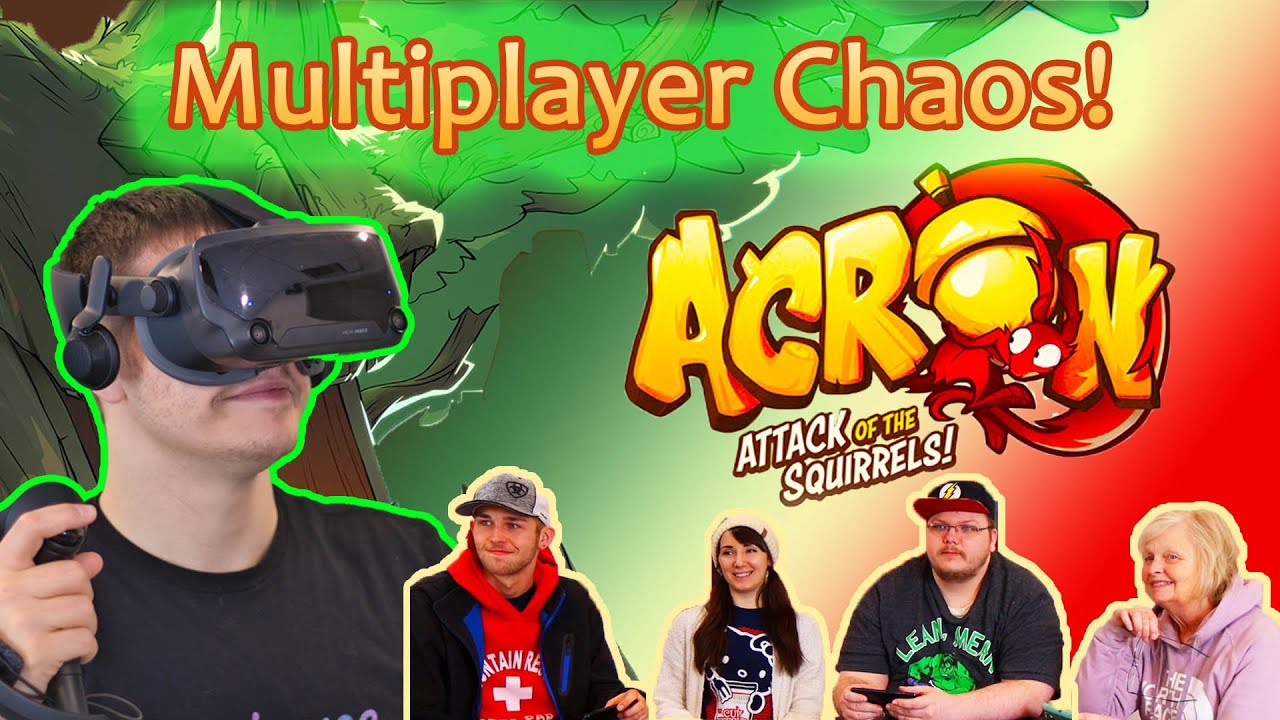 Acron: Attack of the Squirrels Multiplayer is pure CHAOS! (Gameplay)