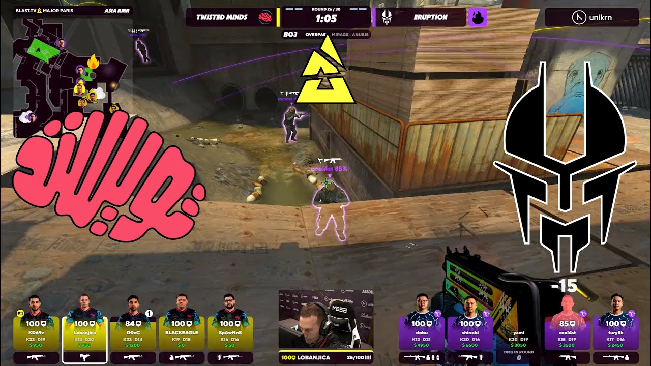 TWISTED MINDS vs ERUPTION - BLAST RMR - HIGHLIGHTS