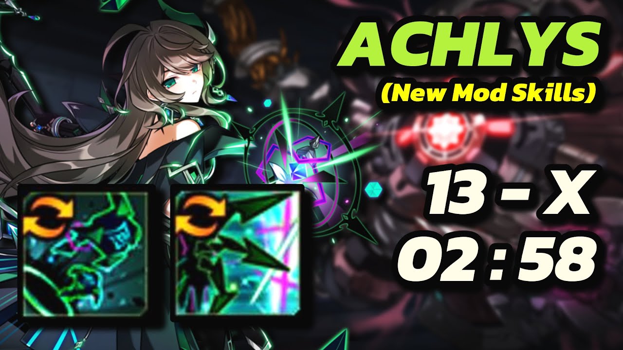 [엘소드/Elsword INT] Achlys | Deep-Sea Passage (Secret Dungeon) [13-X] | 2:58 (New Mod Skills)
