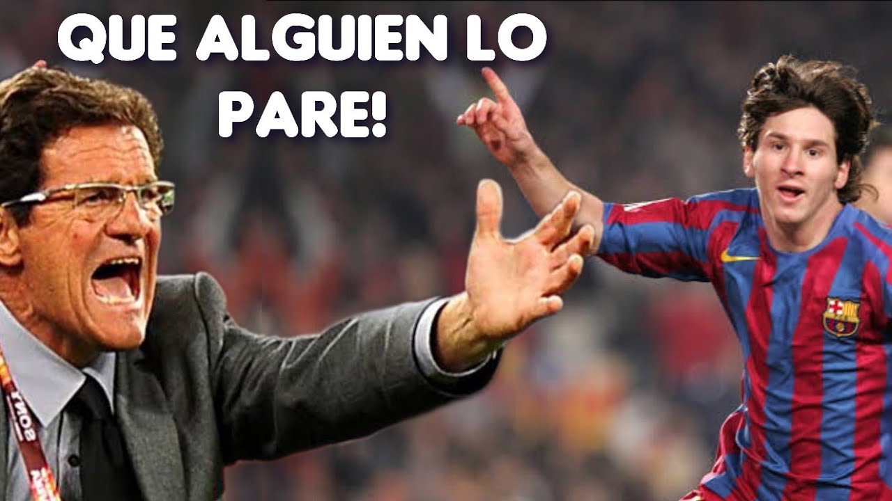 Cuando un joven Messi aterroriz&oacute; a la Juventus de Fabio Capello
