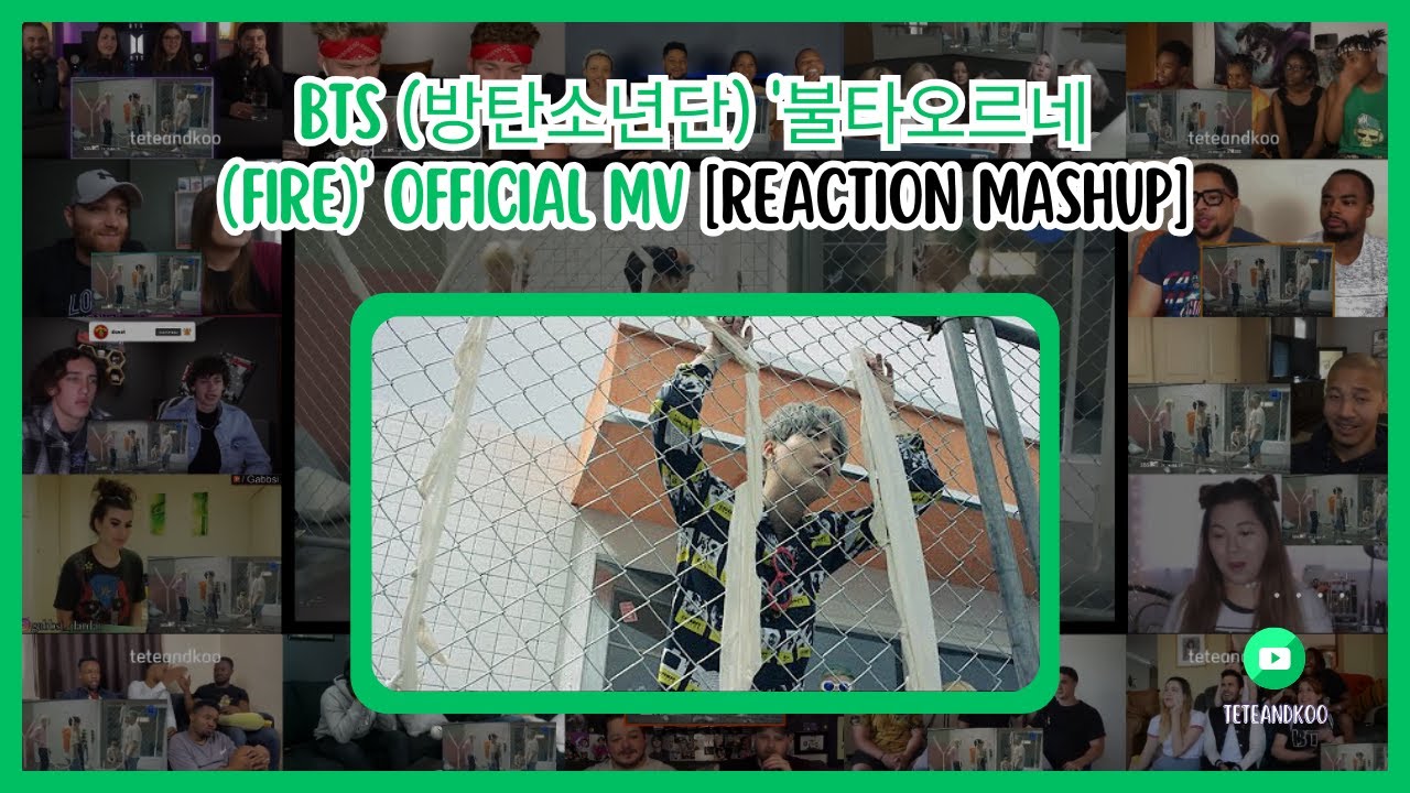 [BTS] BTS 'FIRE' Official MV | Reaction mashup