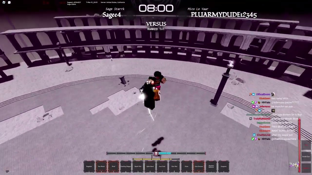 Sagee4 Dominates With Hakuda In Type Soul
